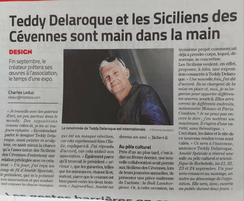 Teddy Delaroque Midi Libre juillet 2020