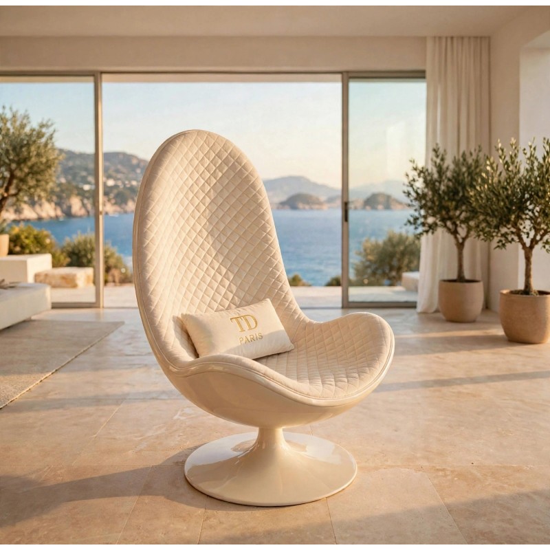 Fauteuil Cocoon Ivory